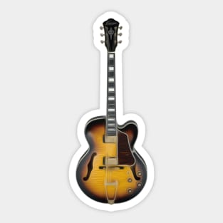 Artistic Archtop Guitar Sticker